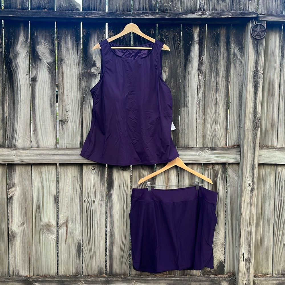 Lands End Bathing Suit Top & Bottom
